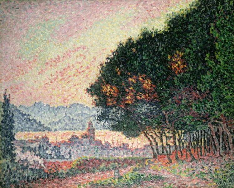 Forest near St. Tropez, Paul Signac